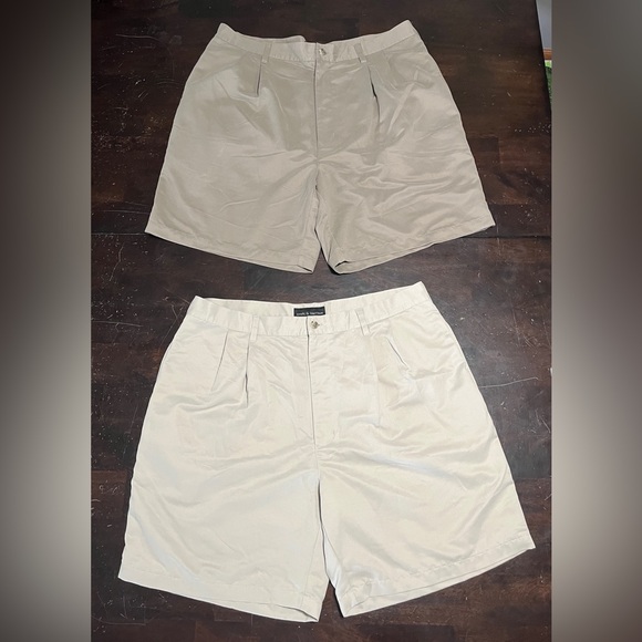 Set of Four Men's Casual Shorts in Blue, Green, Beige, and Cream All Size 38 - Picture 5 of 7
